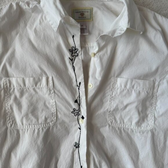 susan bristol white button-down - Picture 2 of 6